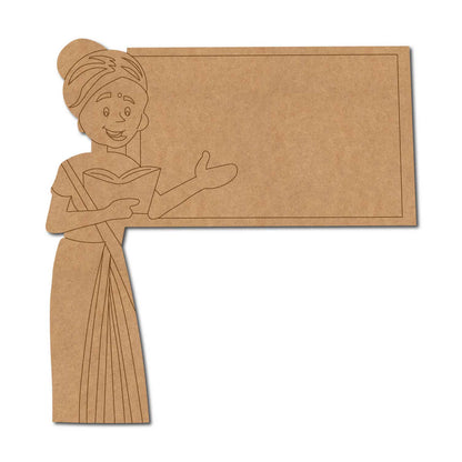 Teacher Blackboard Pre Marked MDF Design 1