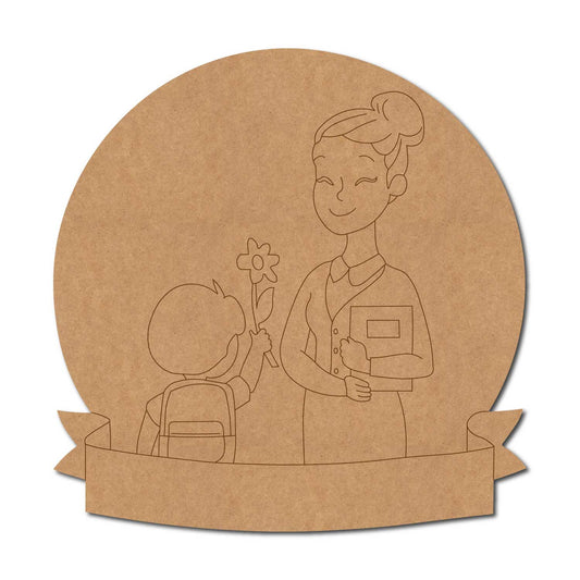 Teacher's Day Pre Marked Base MDF Design 1