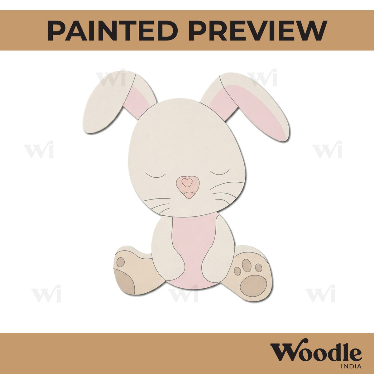 Teddy Bear Pre Marked MDF Design 1