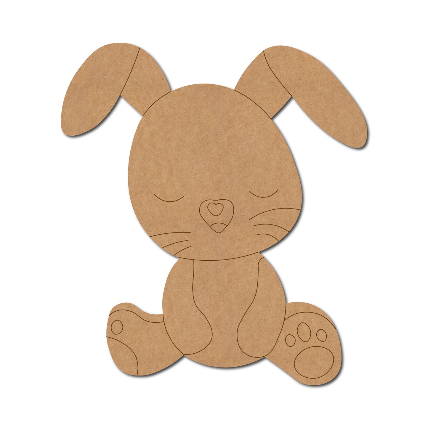 Teddy Bear Pre Marked MDF Design 1