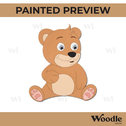 Teddy Bear Pre Marked MDF Design 10