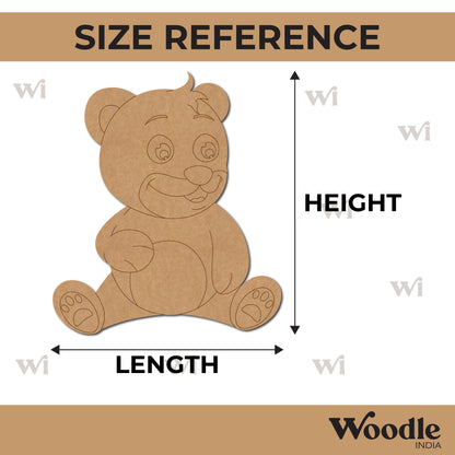 Teddy Bear Pre Marked MDF Design 10