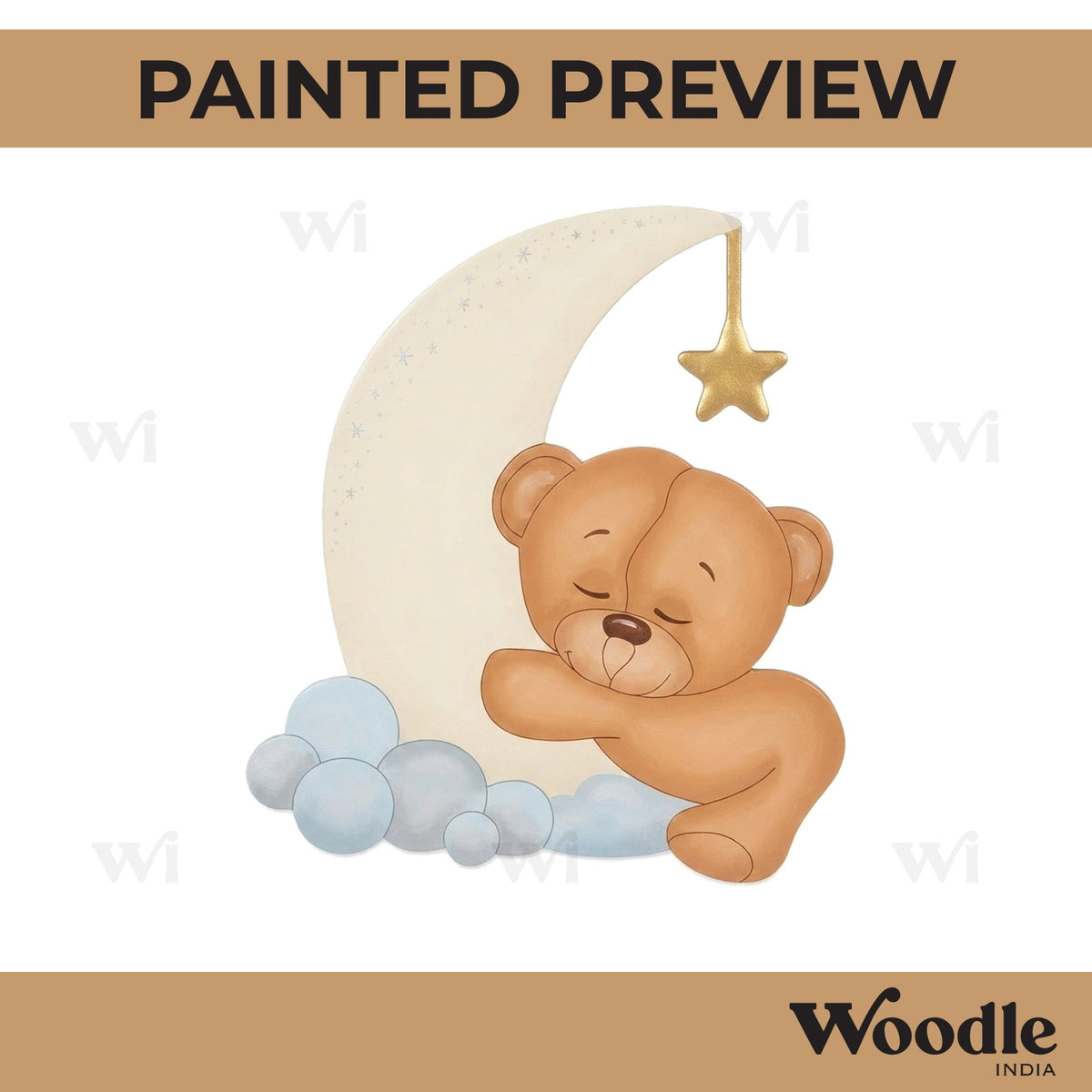 Teddy Bear Pre Marked MDF Design 12