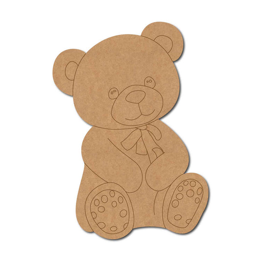 Teddy Bear Pre Marked MDF Design 15