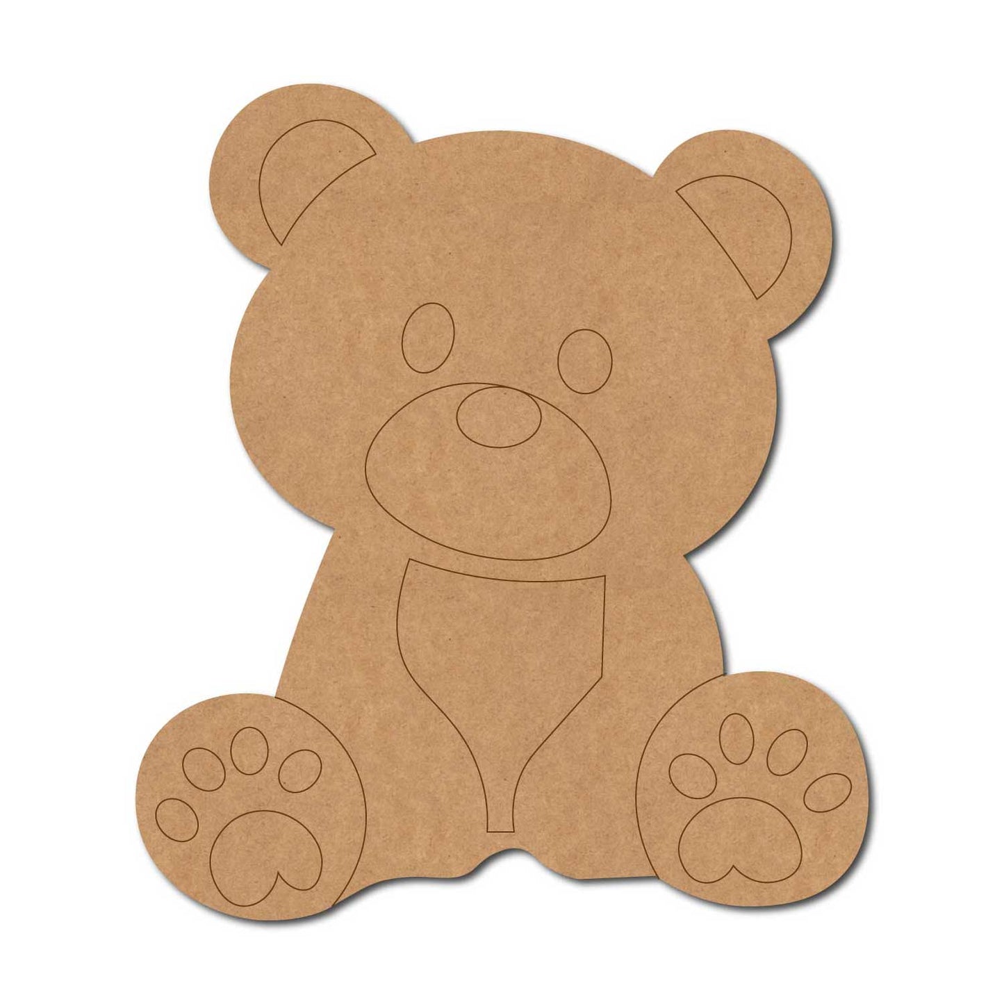 Teddy Bear Pre Marked MDF Design 17