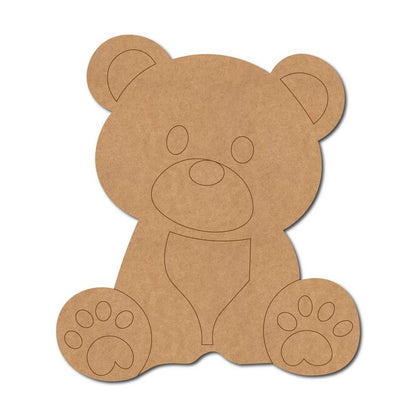 Teddy Bear Pre Marked MDF Design 17