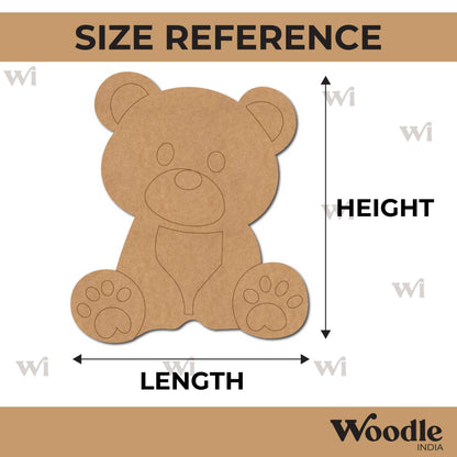 Teddy Bear Pre Marked MDF Design 17