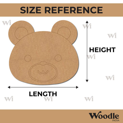 Teddy Bear Pre Marked MDF Design 18