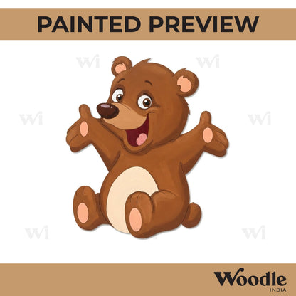 Teddy Bear Pre Marked MDF Design 9