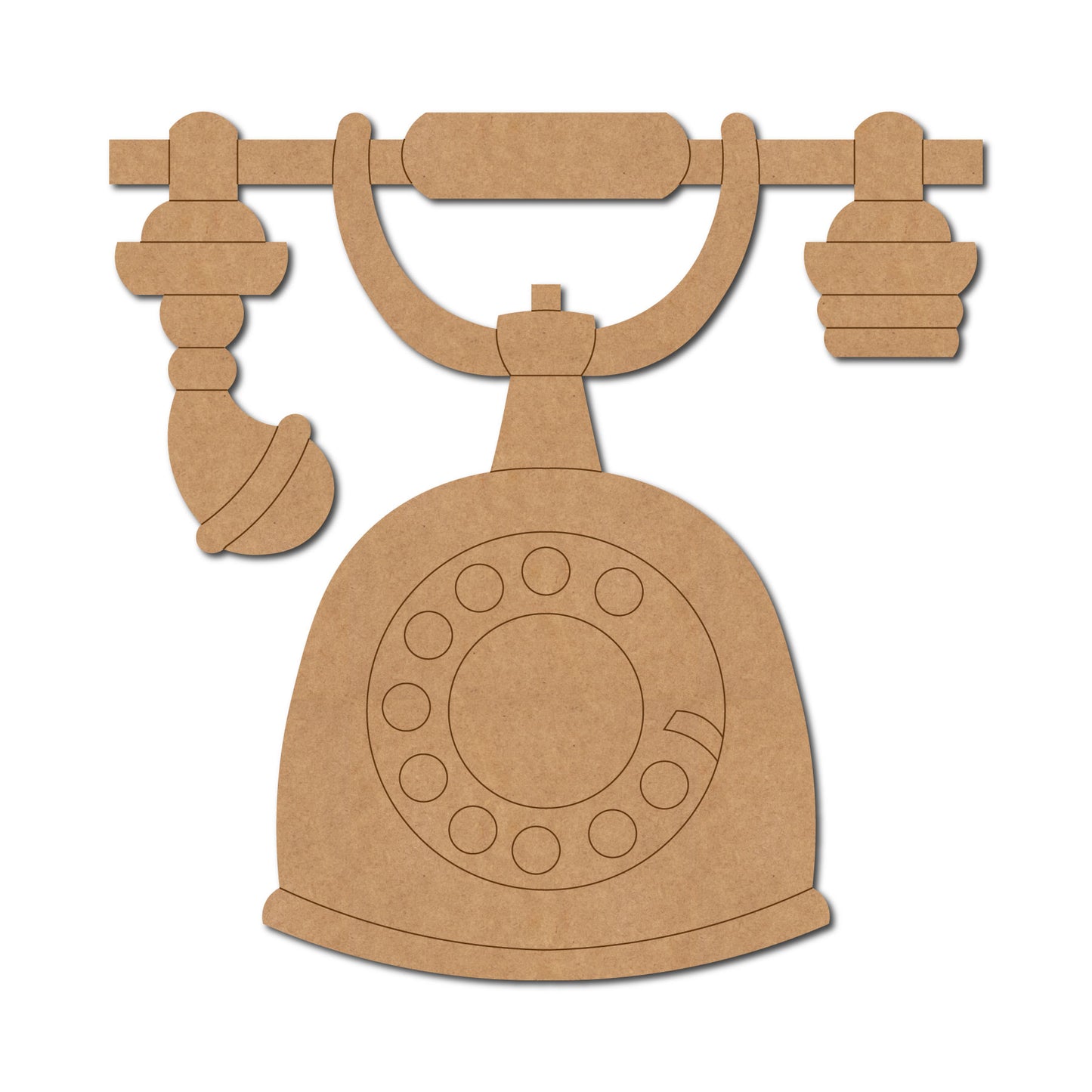 Telephone Pre Marked MDF Design 1