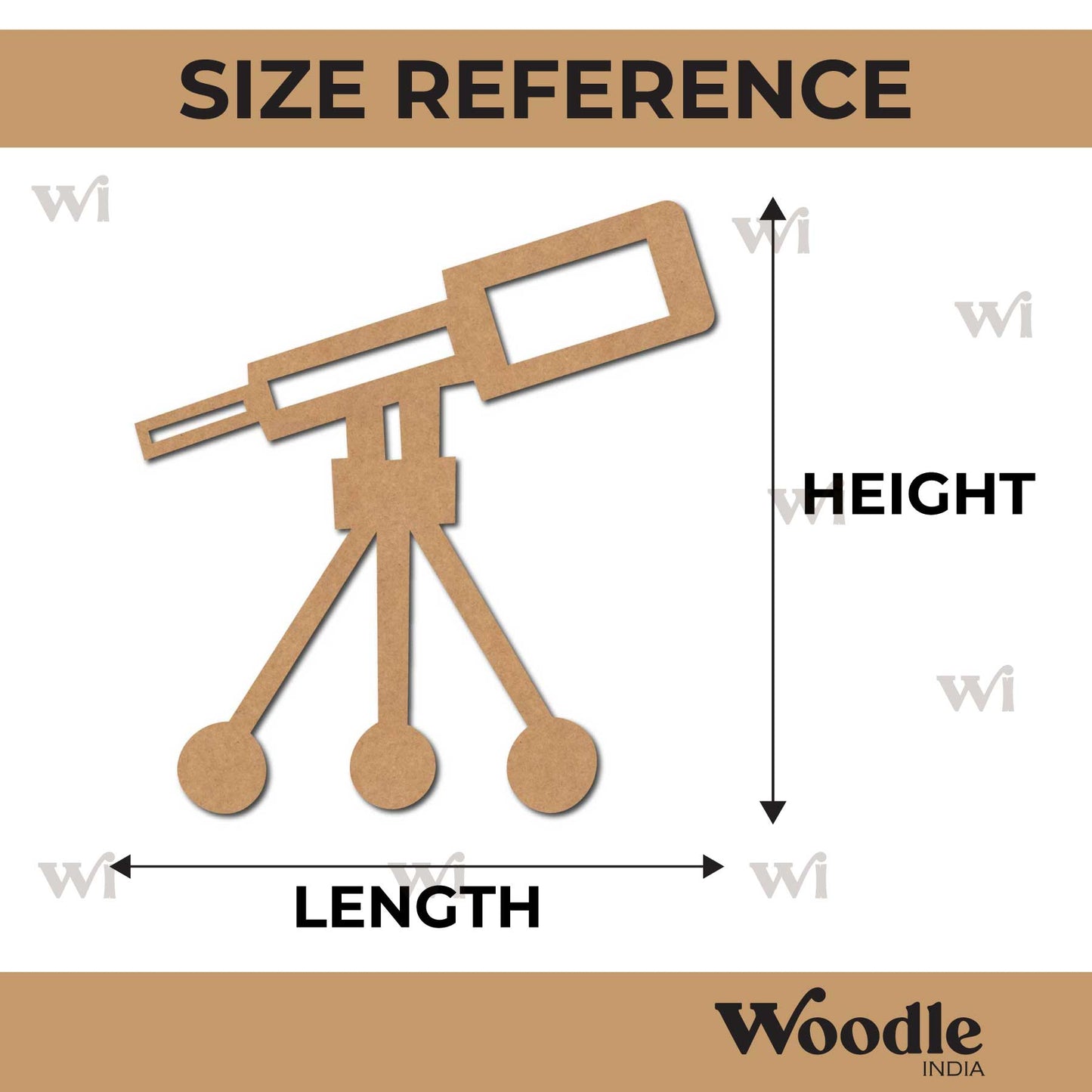Telescope Cutout MDF Design 2