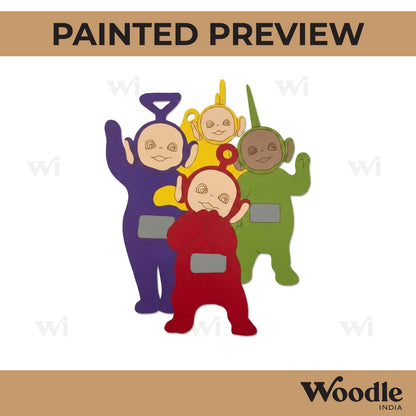Teletubbies Cartoon Pre Marked MDF Design 1