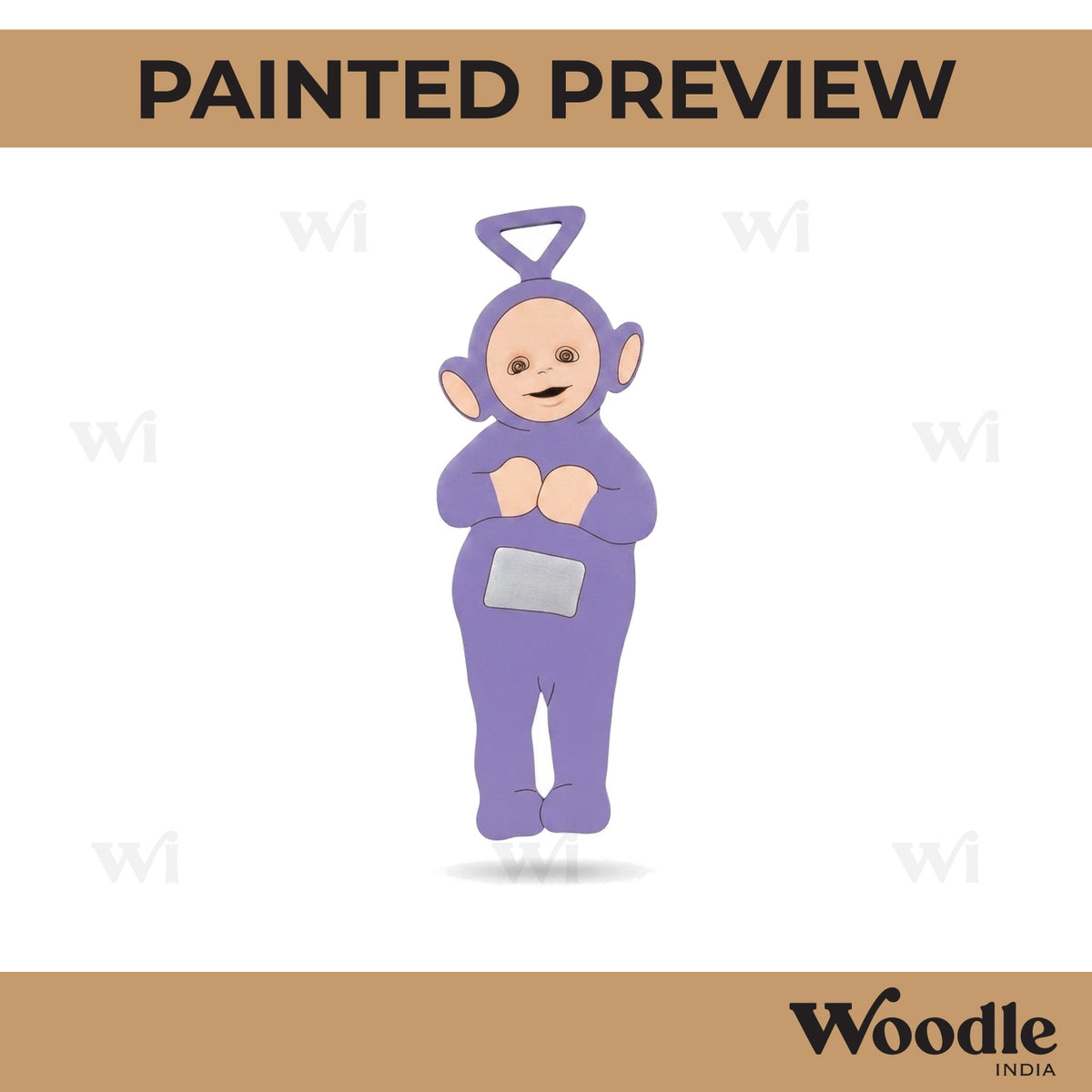 Teletubbies Cartoon Pre Marked MDF Design 2