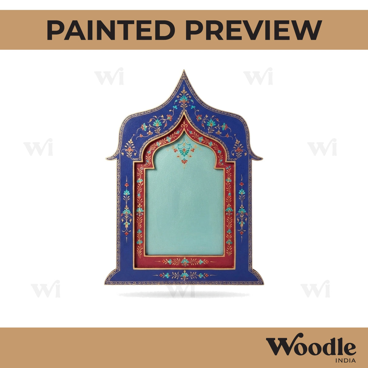 Temple Jharokha Base MDF Design 1