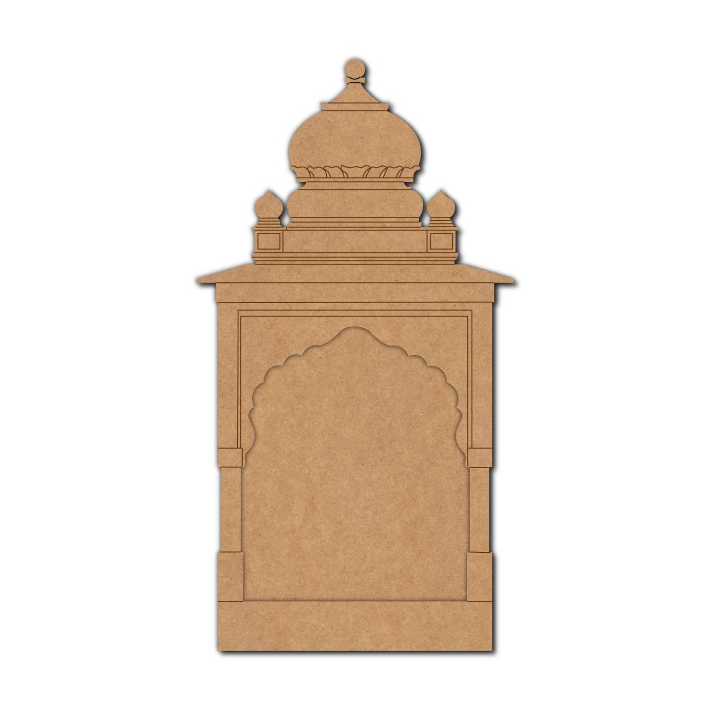 Temple Jharokha Pre Marked MDF Design 2