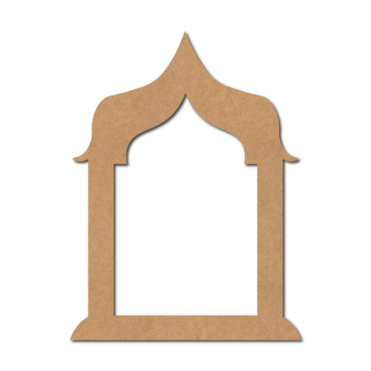 Temple Jharokha Window Cutout MDF Design 1