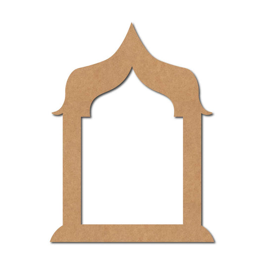 Temple Jharokha Window Cutout MDF Design 1