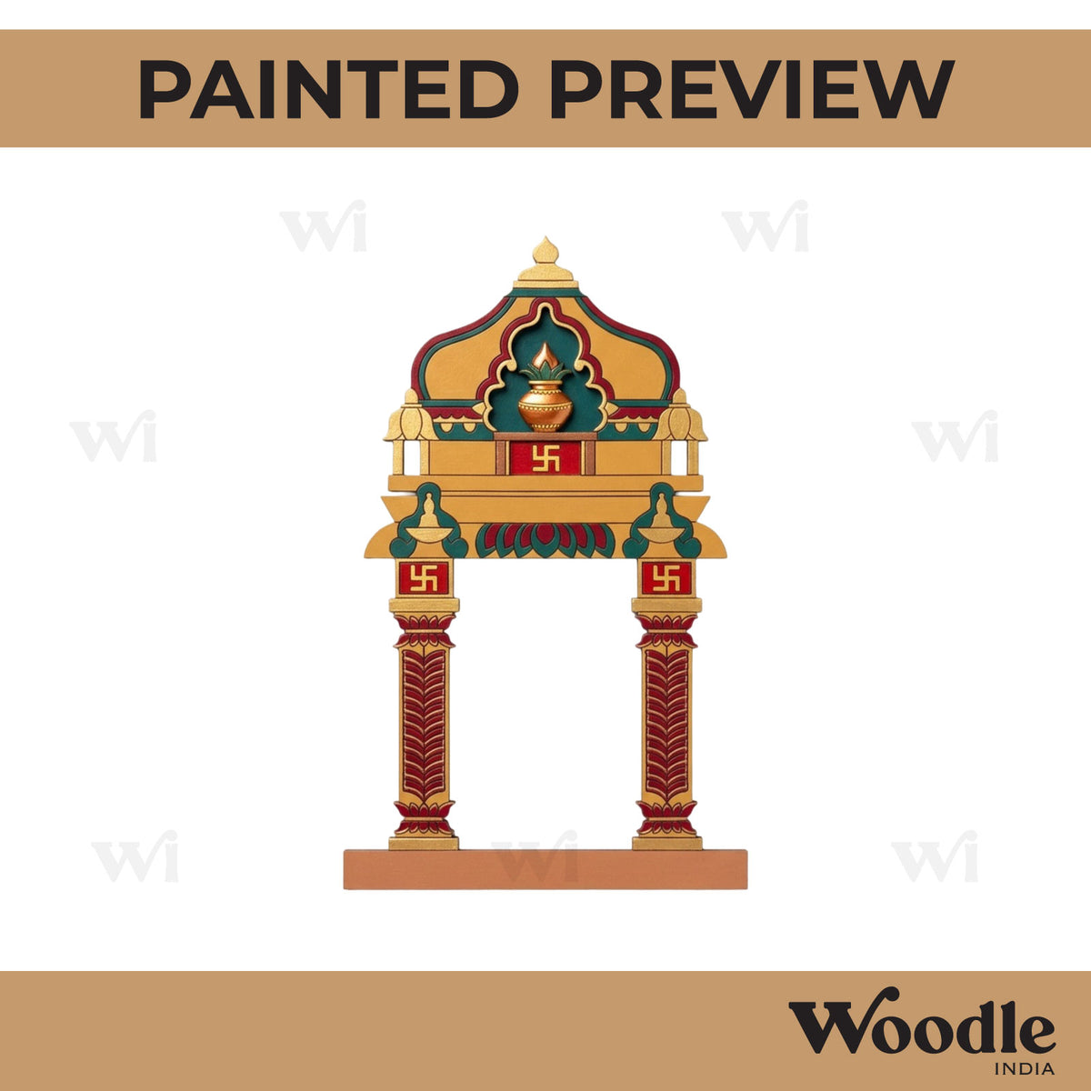 Temple Pre Marked MDF Design 2