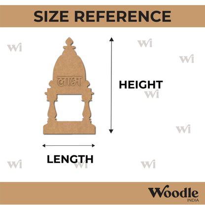 Temple Shubh Labh Base MDF Design 1