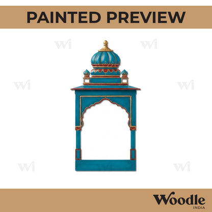 Temple Jharokha Window Pre Marked MDF Design 1