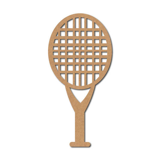 Tennis Racket Cutout MDF Design 1
