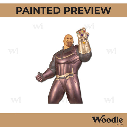 Thanos Marvel Avengers Pre Marked MDF Design 1