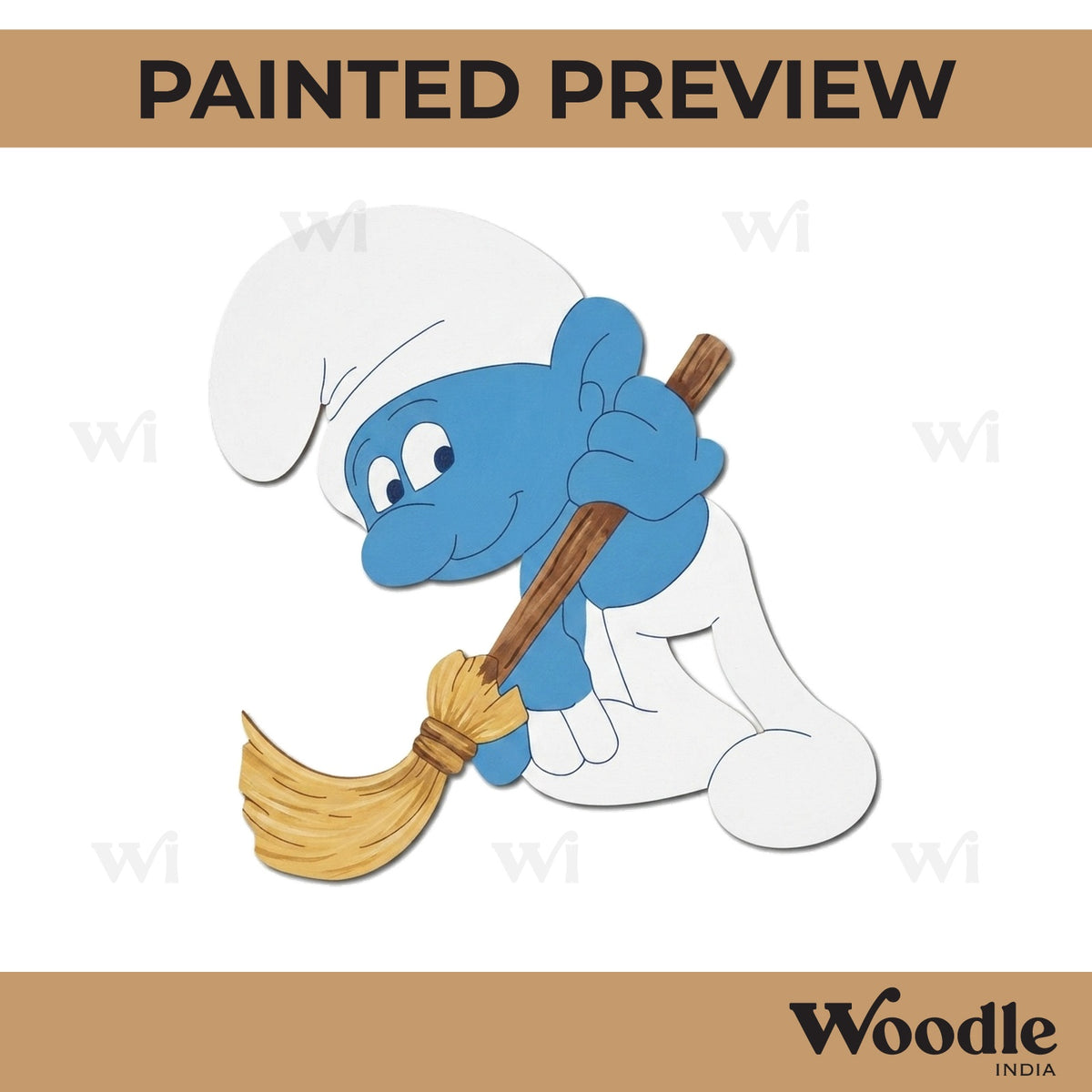The Smurfs Pre Marked MDF Design 1
