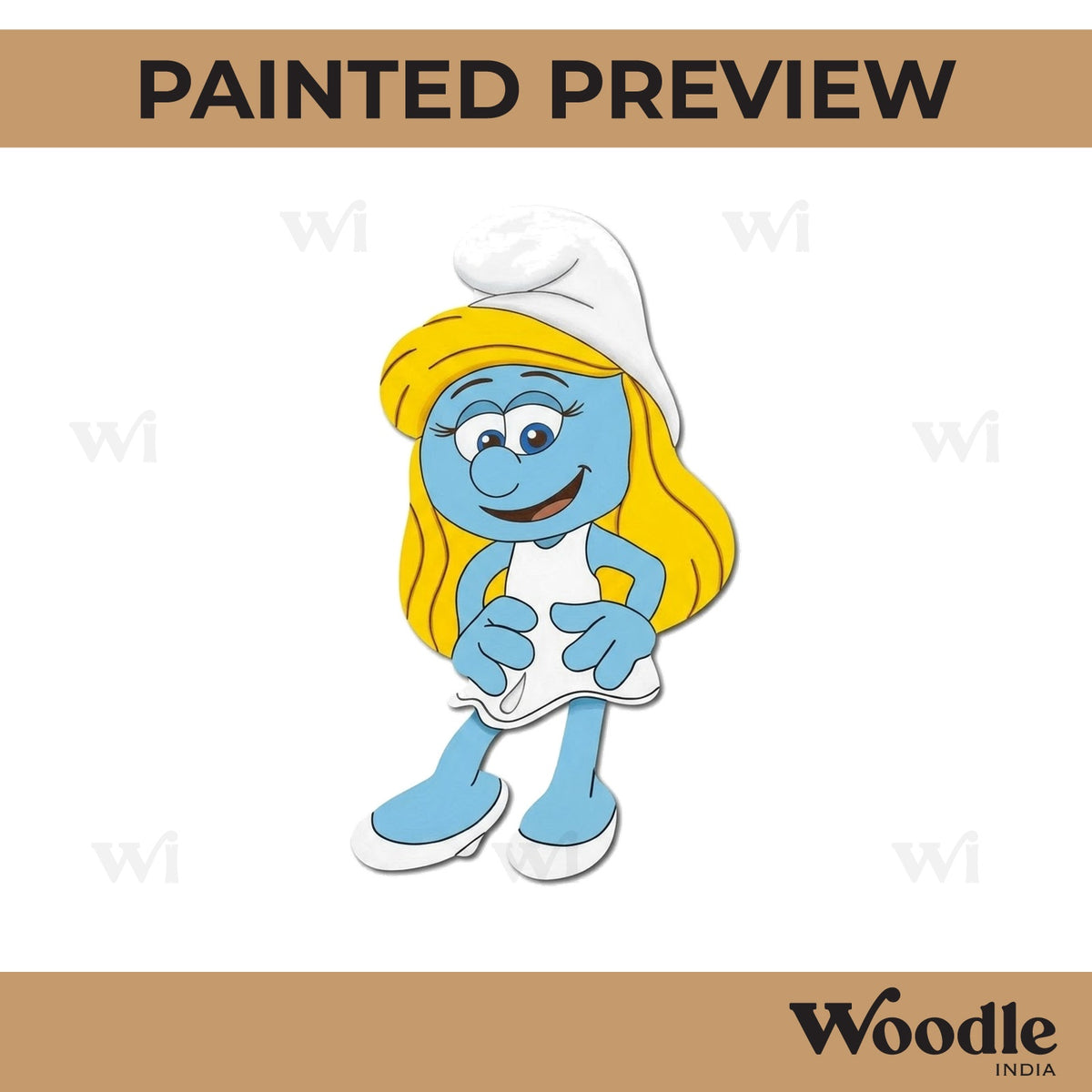The Smurfs Pre Marked MDF Design 3