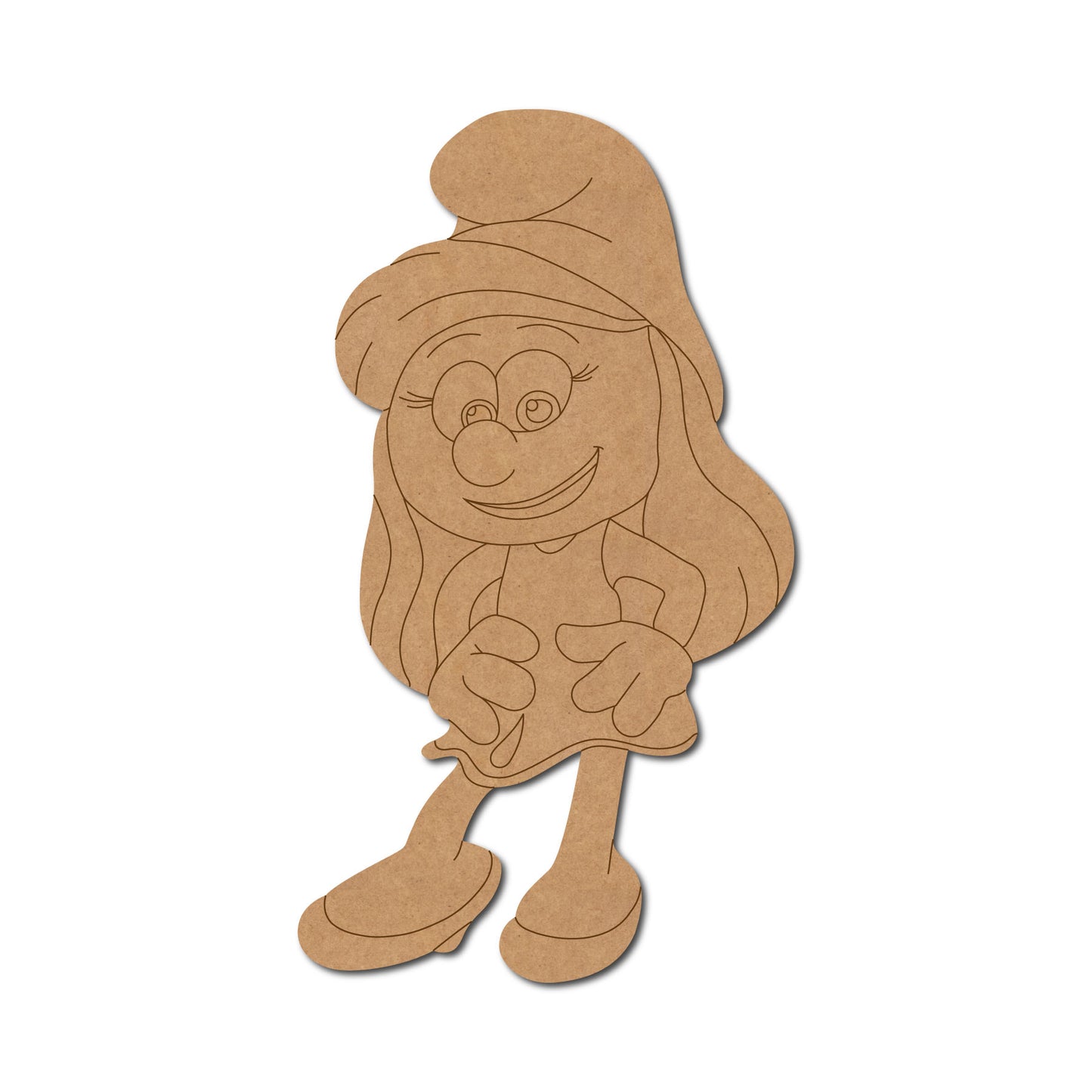 The Smurfs Pre Marked MDF Design 3