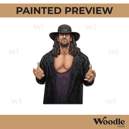 The Undertaker WWE Wrestler Pre Marked MDF Design 1