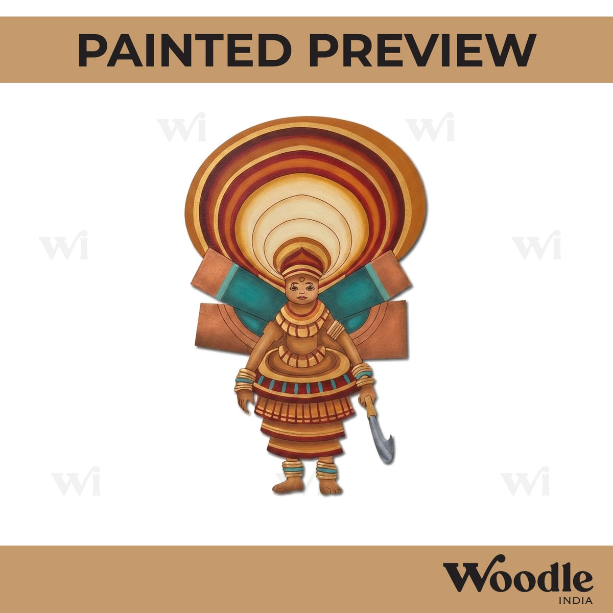 Theyyam Pre Marked MDF Design 1