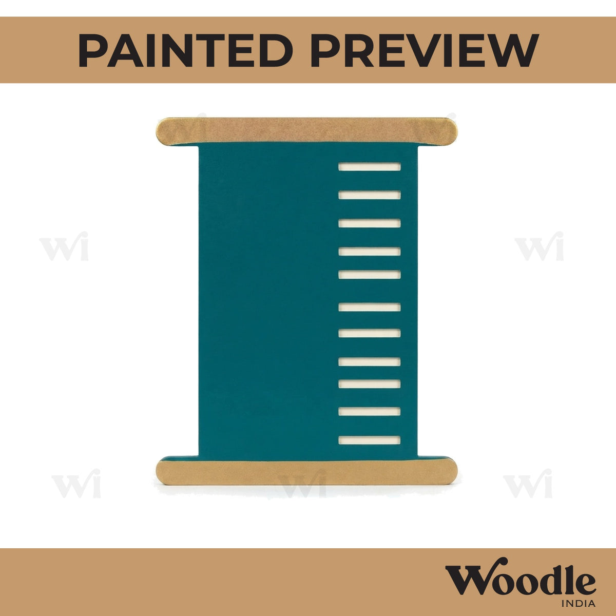 Thread Spool Cutout MDF Design 1