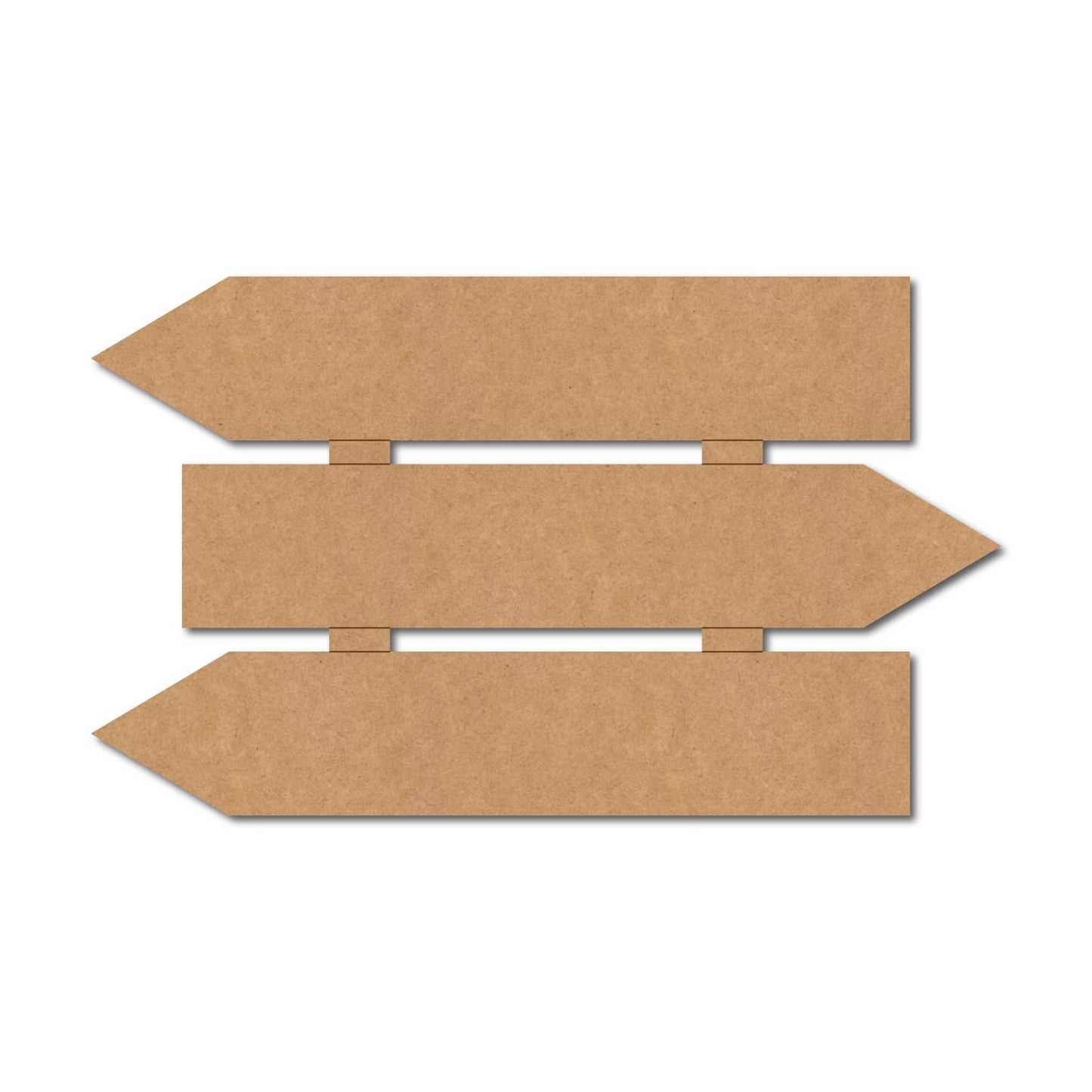 Three Arrow Plank Nameplate MDF Design 1