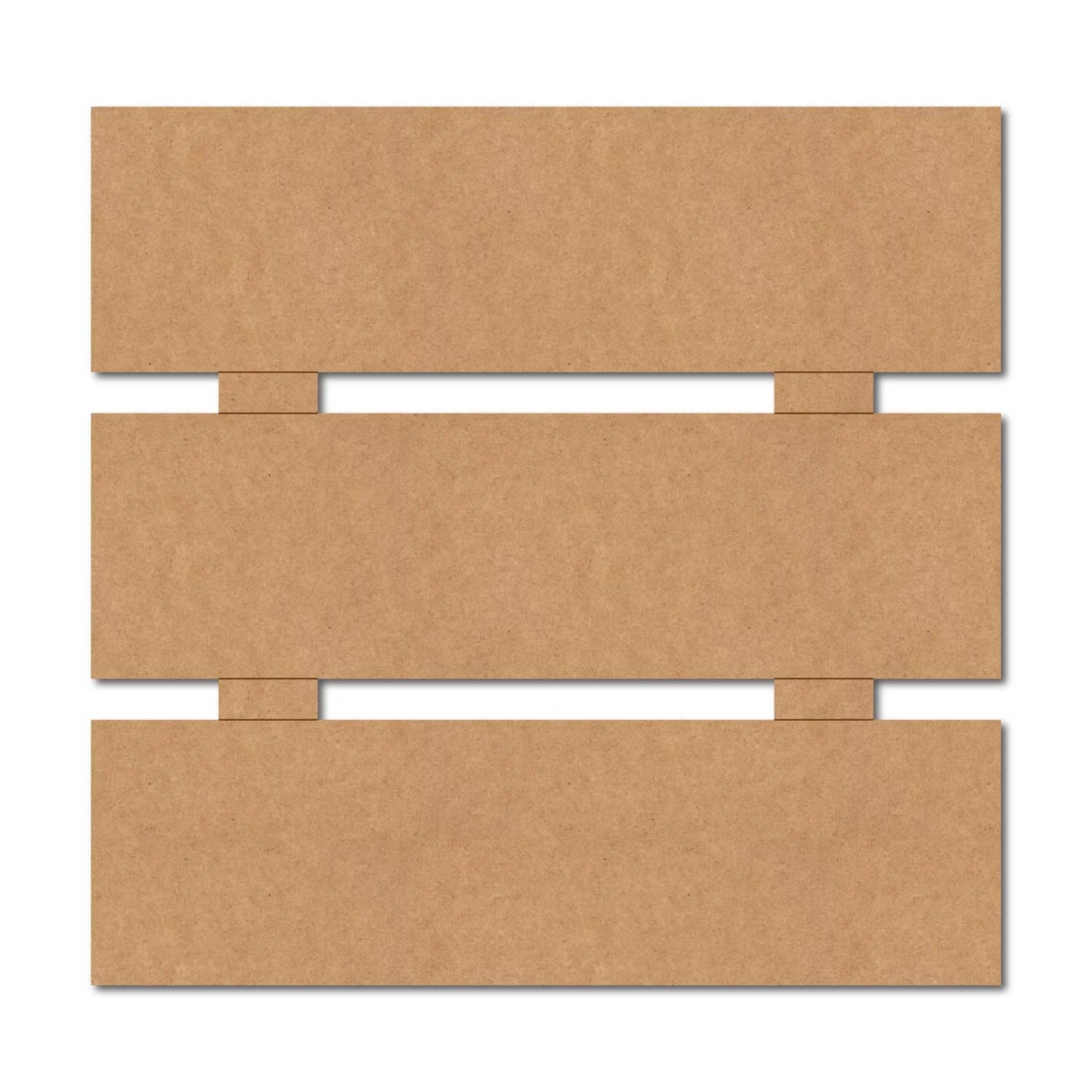 Three Plank Nameplate MDF Design 1