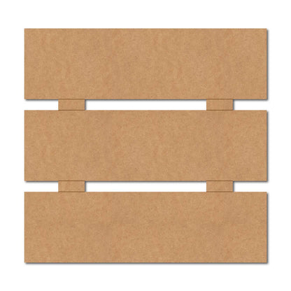 Three Plank Nameplate MDF Design 1