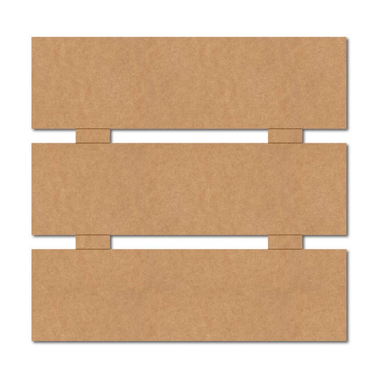Three Plank Nameplate MDF Design 1