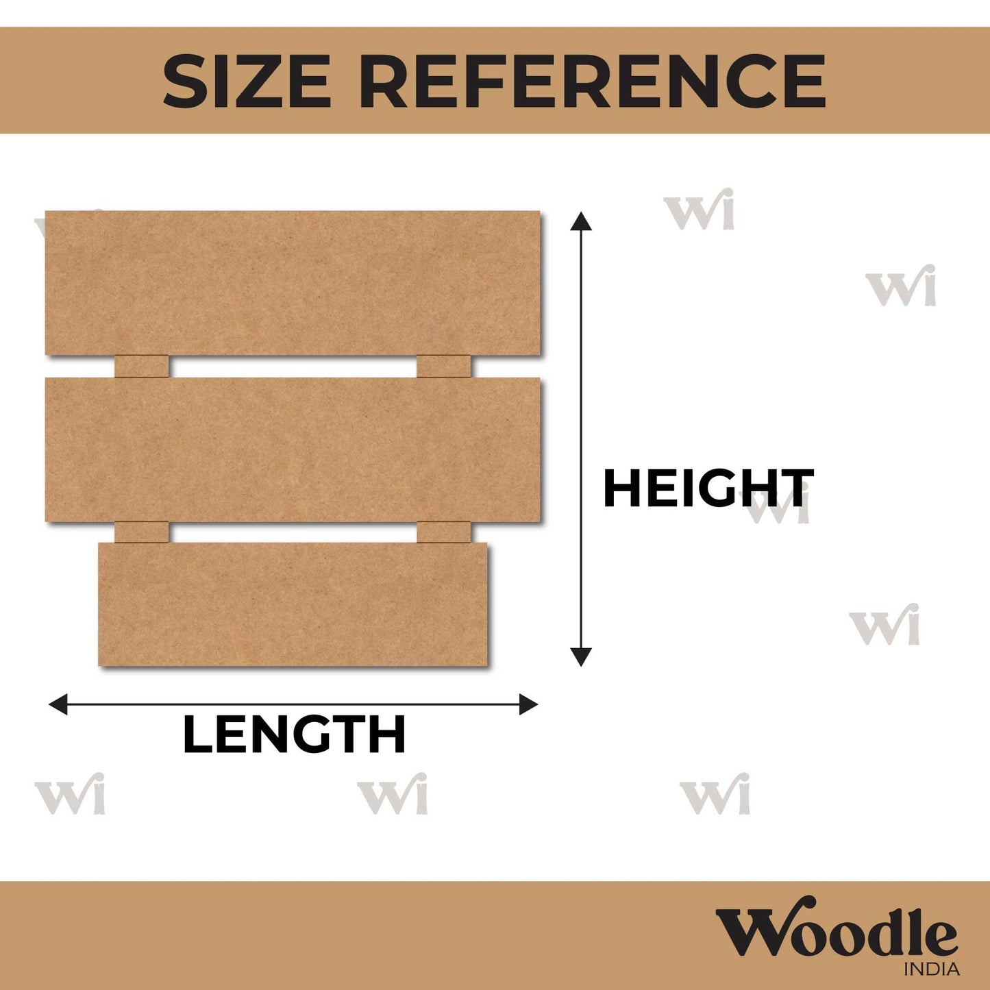 Three Plank Nameplate MDF Design 2