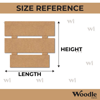 Three Plank Nameplate MDF Design 2