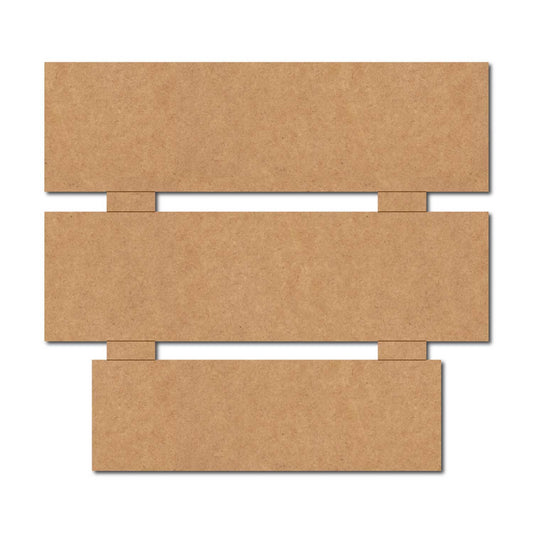 Three Plank Nameplate MDF Design 2