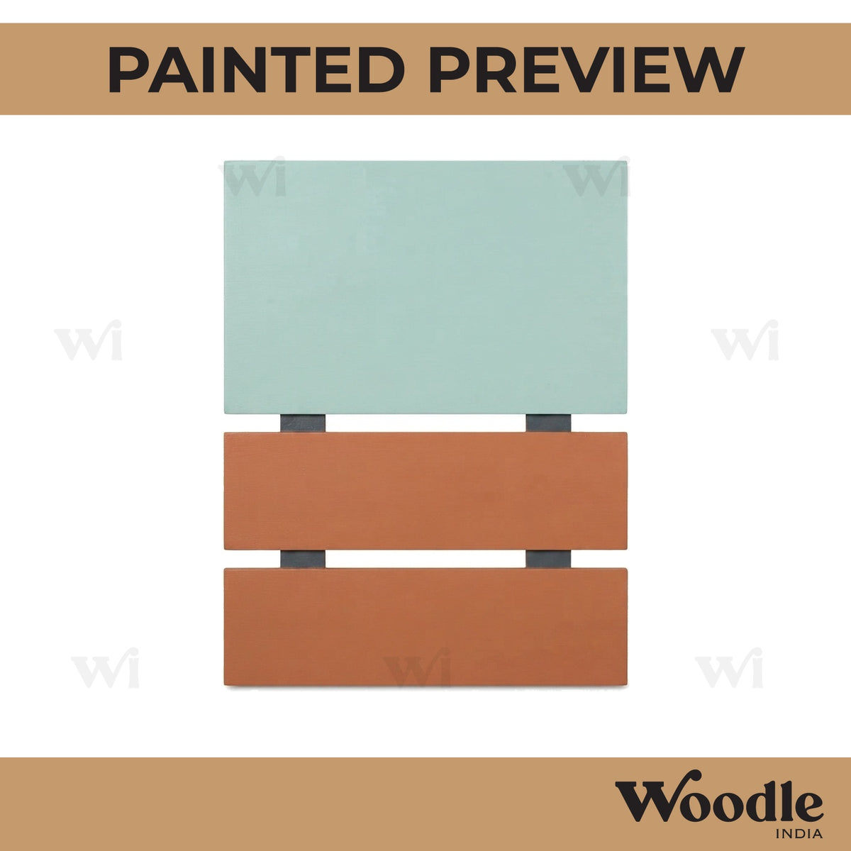 Three Plank Nameplate MDF Design 3