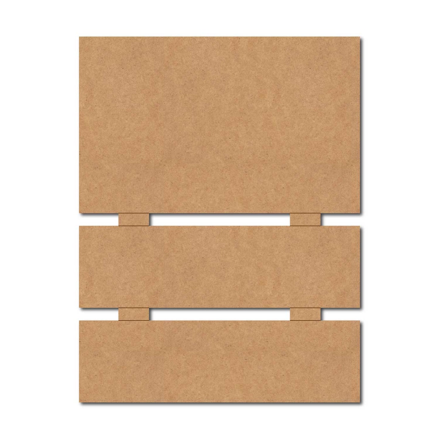 Three Plank Nameplate MDF Design 3