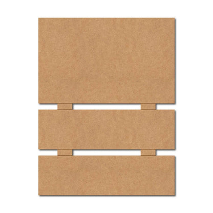 Three Plank Nameplate MDF Design 3