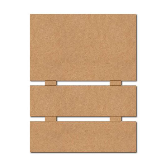 Three Plank Nameplate MDF Design 3