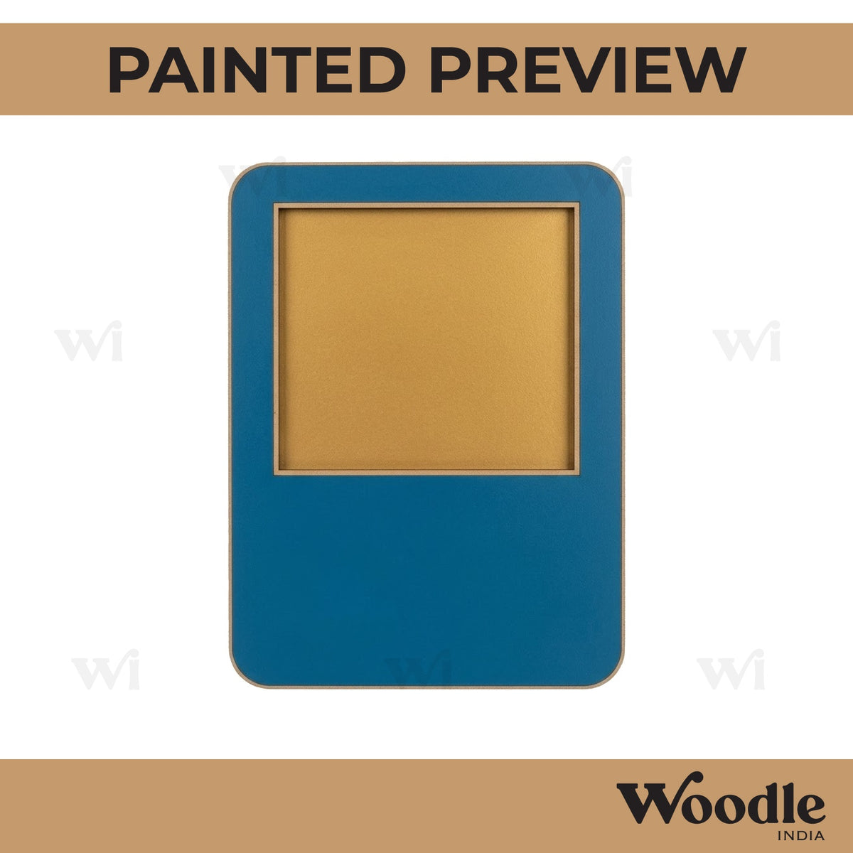 Three Layered Photo Magnet MDF Design 1