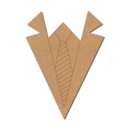 Tie Collar Pre Marked MDF Design 1