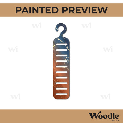 Tie Holder Cutout MDF Design 1