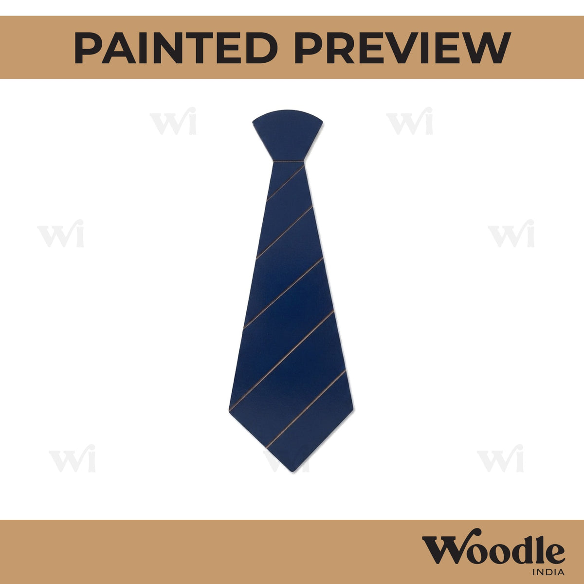 Tie Pre Marked MDF Design 1