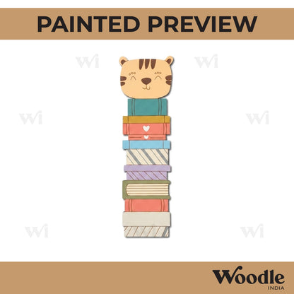Tiger Books Bookmark Pre Marked MDF Design 1