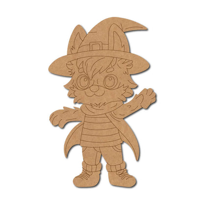 Tiger Halloween Cartoon Pre Marked MDF Design 1
