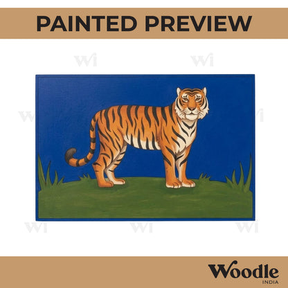 Tiger Pre Marked Base MDF Design 1